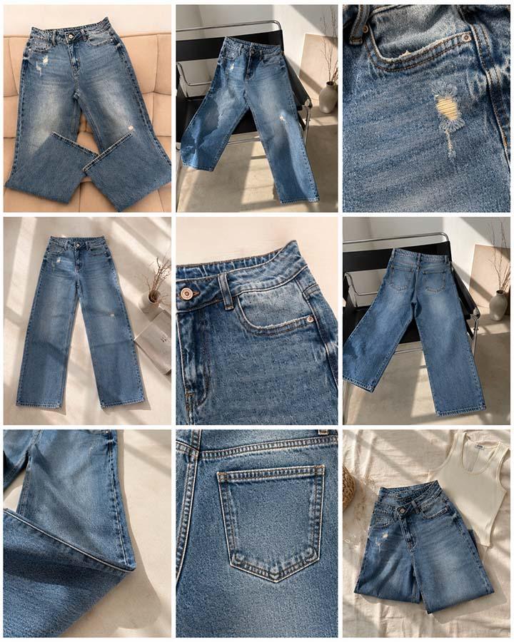 Arizona Wide Jeans dettagli