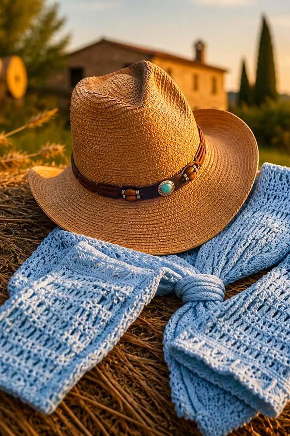 Cappello Santorini Sun Hat