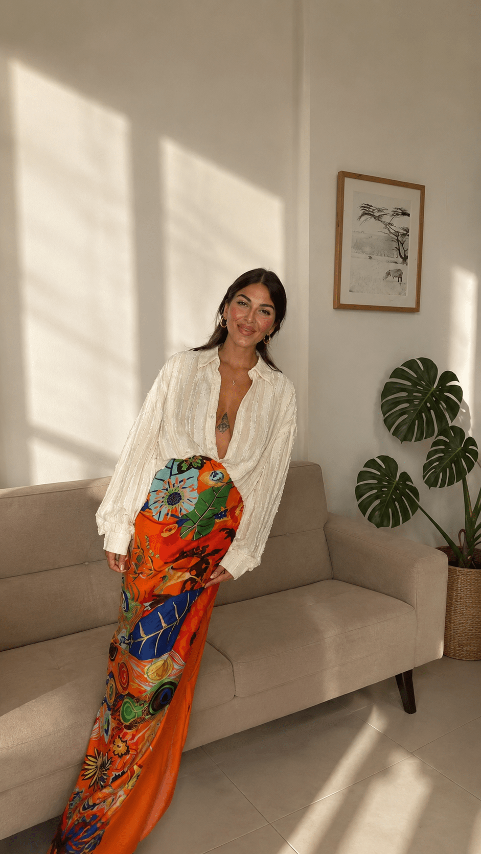 Gonna Pareo Sunset Garden - immagine 2